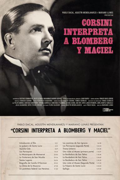 Corsini Sings Blomberg & Maciel poster