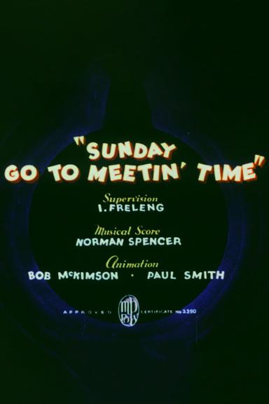 Sunday Go to Meetin' Time poster