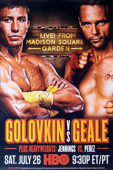 Gennady Golovkin vs. Daniel Geale poster