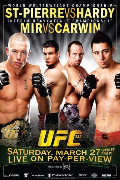 UFC 111: St-Pierre vs. Hardy poster