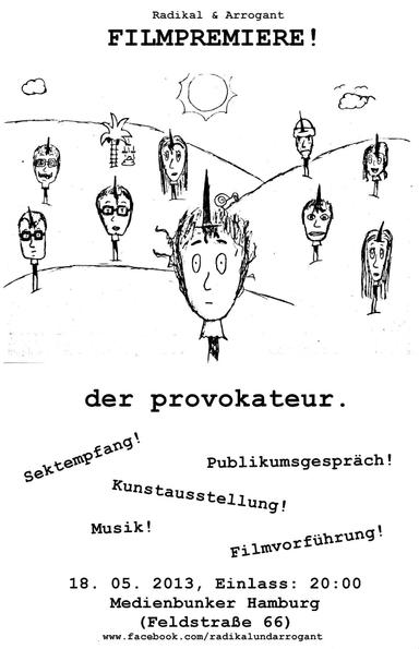 der provokateur. poster