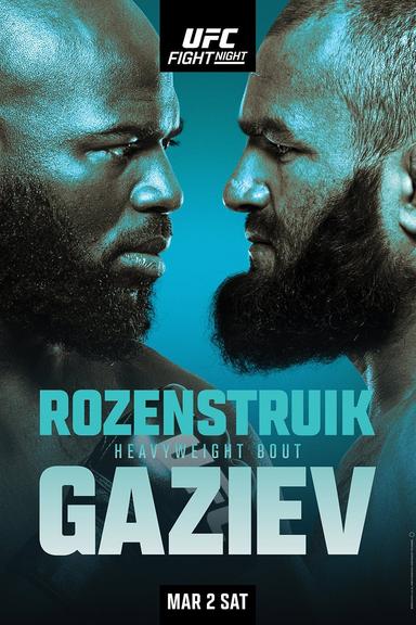 UFC Fight Night 238: Rozenstruik vs. Gaziev poster