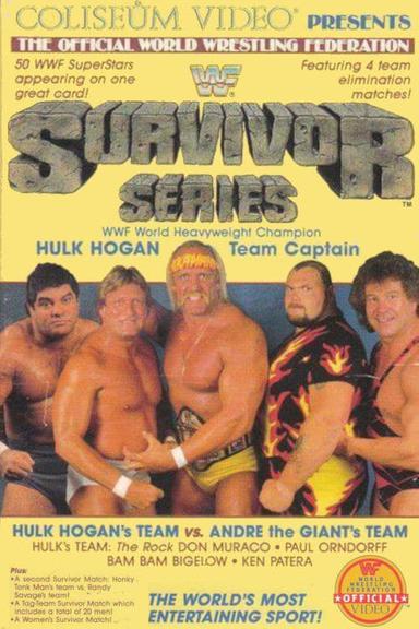 WWF Survivor Series 1987 poster