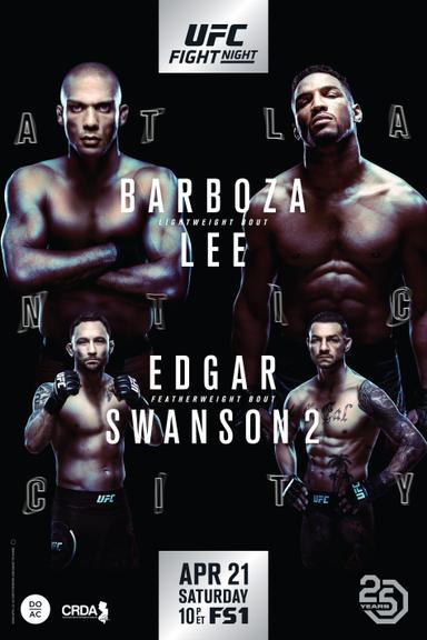 UFC Fight Night 128: Barboza vs. Lee poster