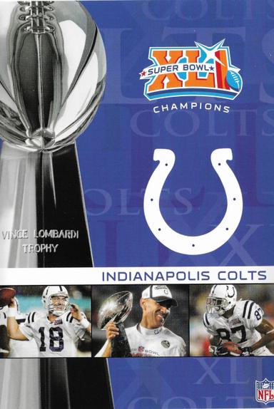 NFL Super Bowl XLI - Indianapolis Colts Championship poster