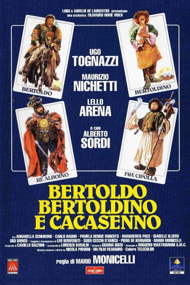 Bertoldo, Bertoldino, and Cacasenno poster