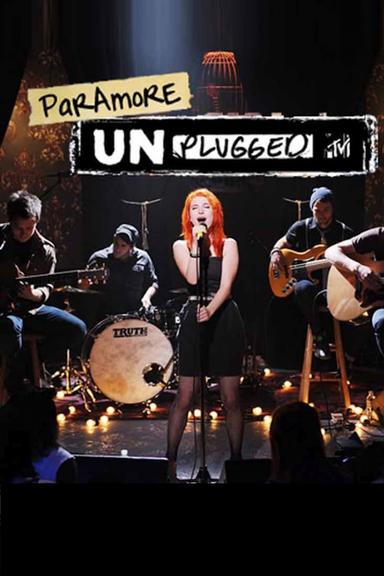 Paramore: MTV Unplugged poster