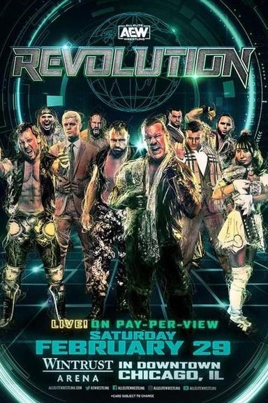 AEW Revolution poster