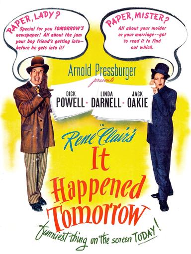 It Happened Tomorrow poster