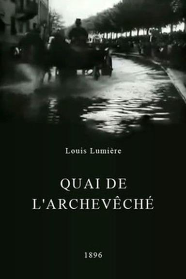 Lyon: Quai de l'Archevêché poster