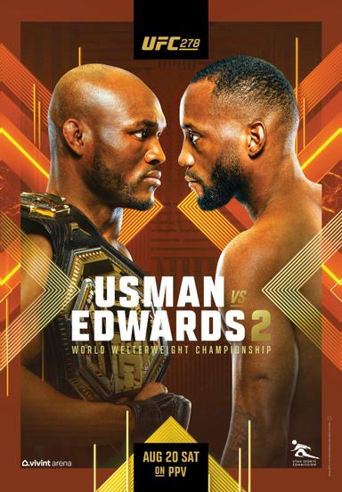 UFC 278: Usman vs. Edwards 2 poster