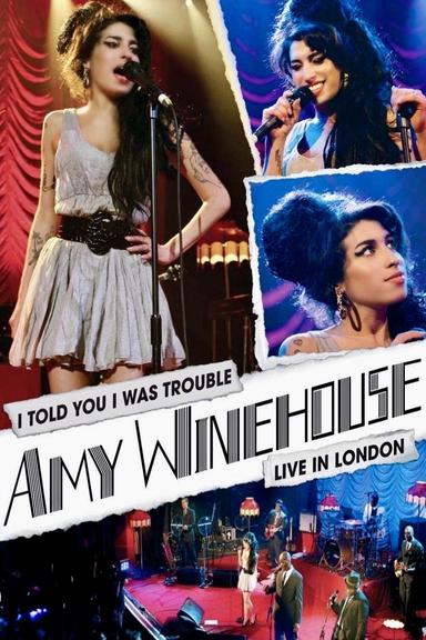 Amy Winehouse: I Told You I Was Trouble (Live in London) poster