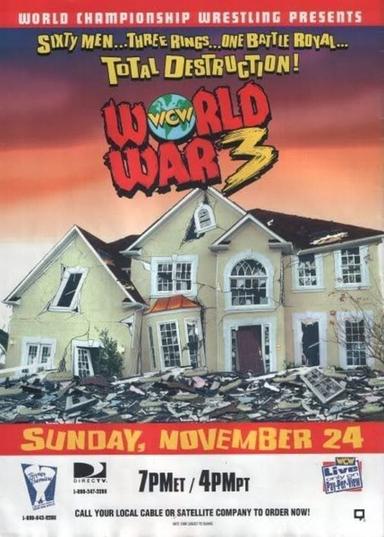 WCW World War 3 1996 poster