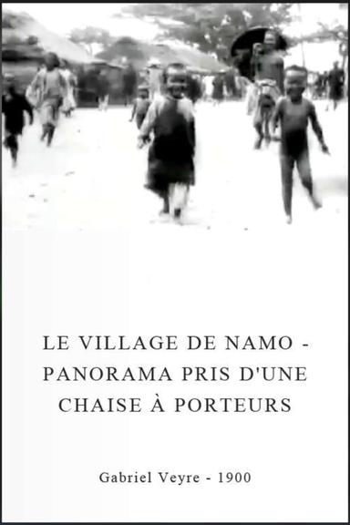 Le village de Namo - Panorama pris d'une chaise à porteurs poster