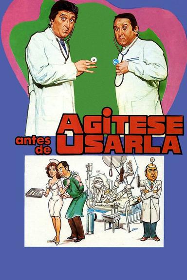 Agítese antes de usarla poster