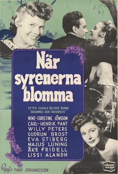 När syrenerna blomma poster