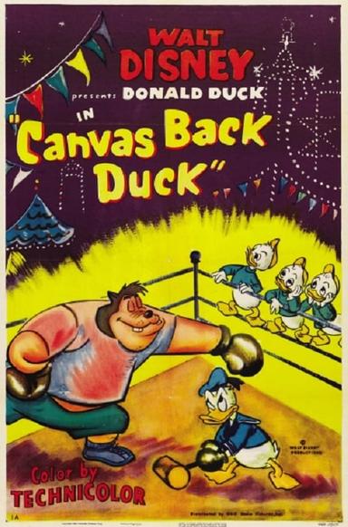 Canvas Back Duck poster