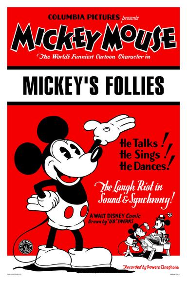 Mickey's Follies poster