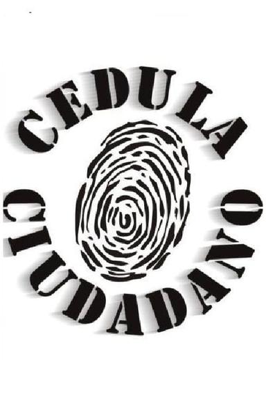 Cédula ciudadano poster