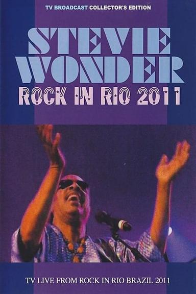 Stevie Wonder live at Rock in Rio 2011 poster