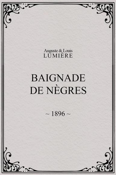 Baignade de nègres poster