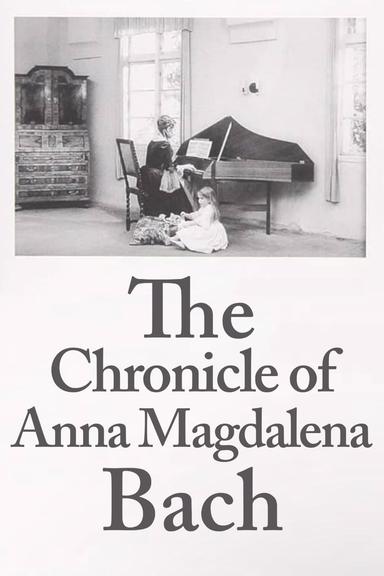 Chronicle of Anna Magdalena Bach poster