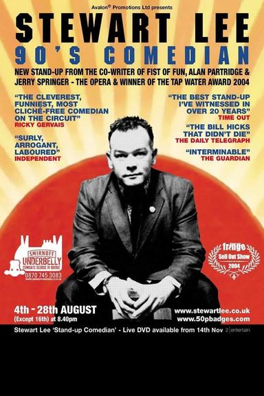 Stewart Lee: 90s Comedian poster